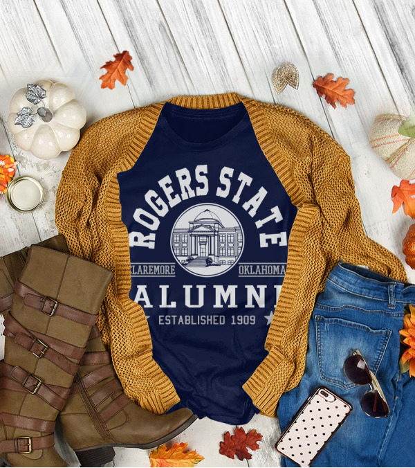 Rogers State Alumni Claremore Oklahoma Established 1909 T-Shirt