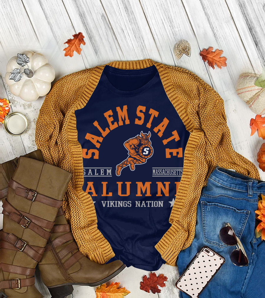 Salem State Massachusetts Alumni Vikings Nation T-Shirt