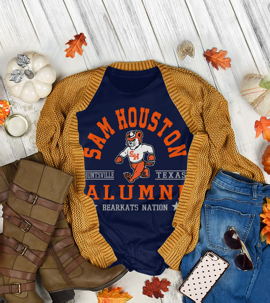 Sam Houston Alumni Bearkats Nation Huntsville Texas T-Shirt