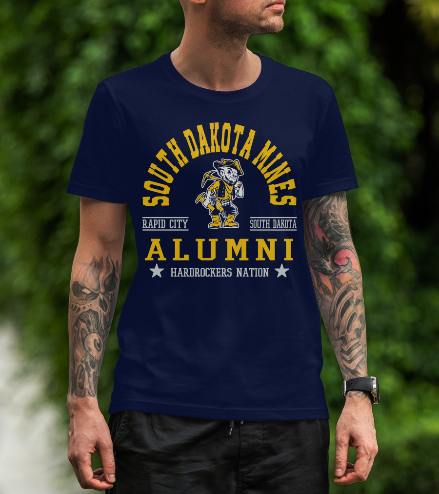 South Dakota Mines Rapid City Hardrockers Nation Alumni T-Shirt