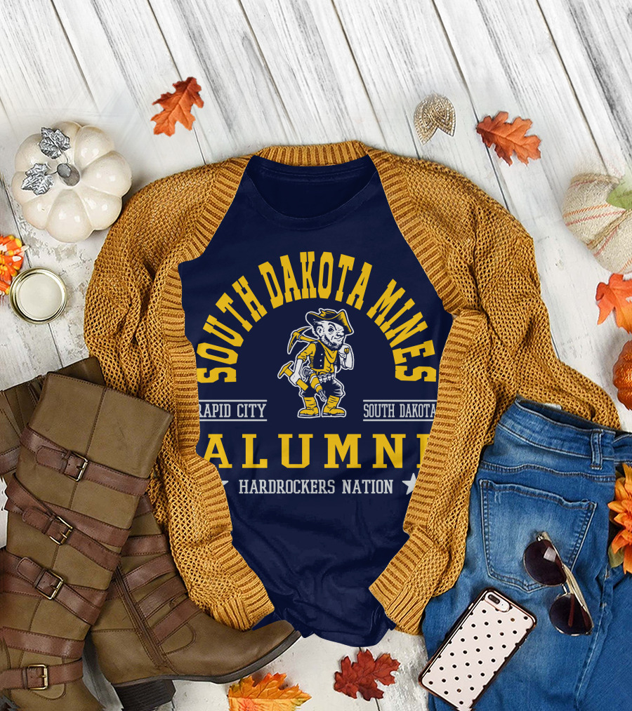 South Dakota Mines Rapid City Hardrockers Nation Alumni T-Shirt