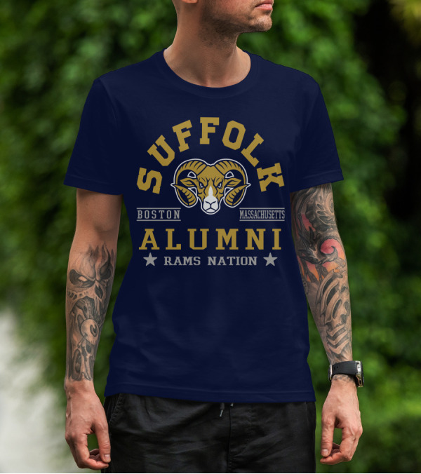 Suffolk Alumni Rams Nation Boston Massachusetts T-Shirt