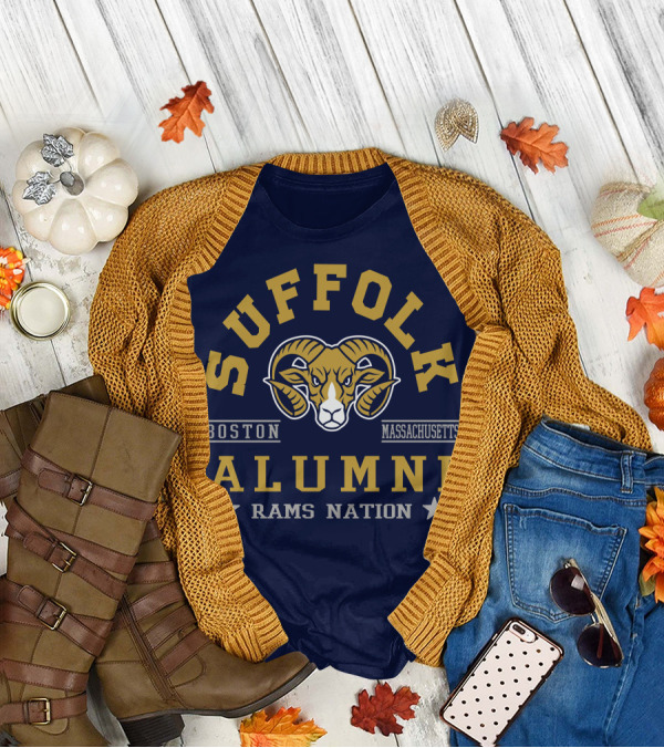 Suffolk Alumni Rams Nation Boston Massachusetts T-Shirt