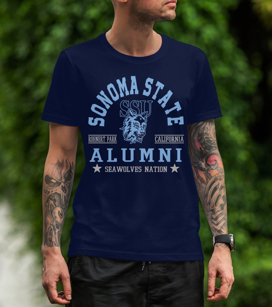 Sonoma State Alumni SSU Seawolves Nation Rohnert Park California T-Shirt