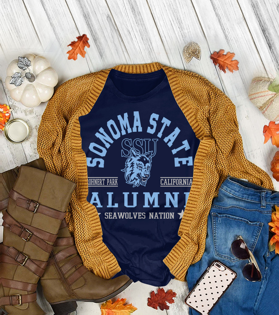 Sonoma State Alumni SSU Seawolves Nation Rohnert Park California T-Shirt