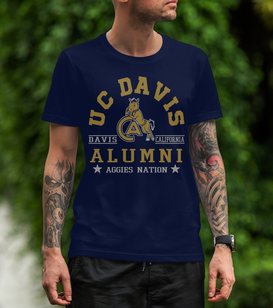 UC Davis Alumni Aggies Nation Davis California T-Shirt