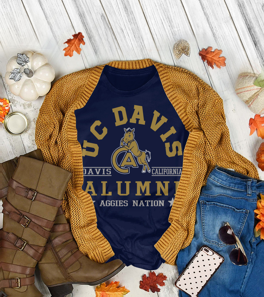 UC Davis Alumni Aggies Nation Davis California T-Shirt