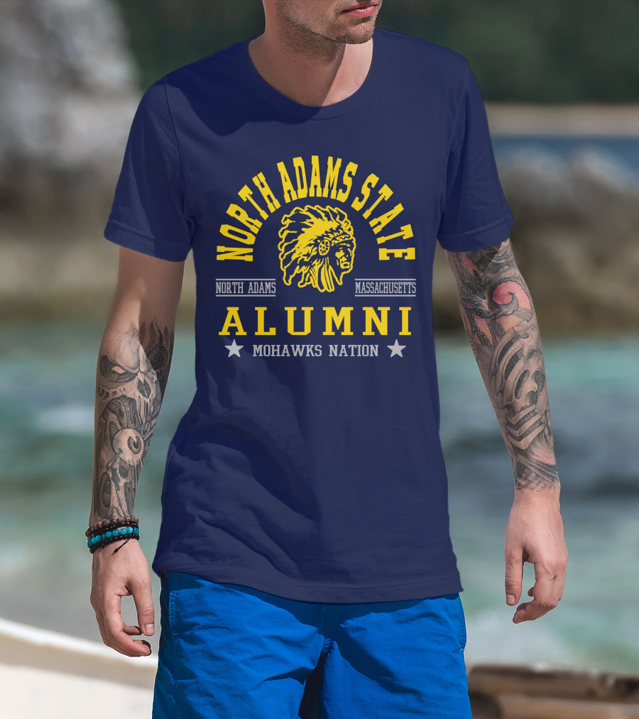 North Adams State Alumni Mohawks Nation Massachusetts T-Shirt