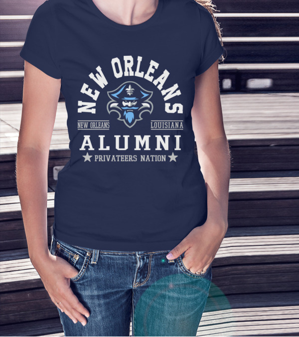 New Orleans Louisiana Alumni Privateers Nation T-Shirt