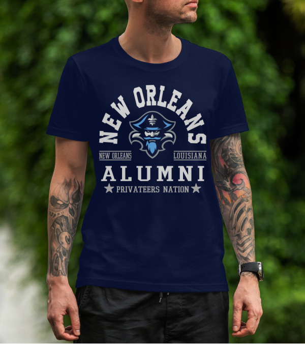 New Orleans Louisiana Alumni Privateers Nation T-Shirt