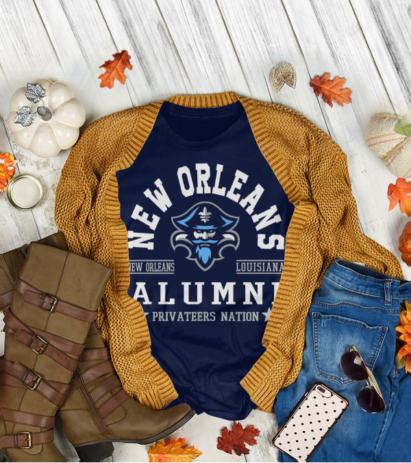 New Orleans Louisiana Alumni Privateers Nation T-Shirt