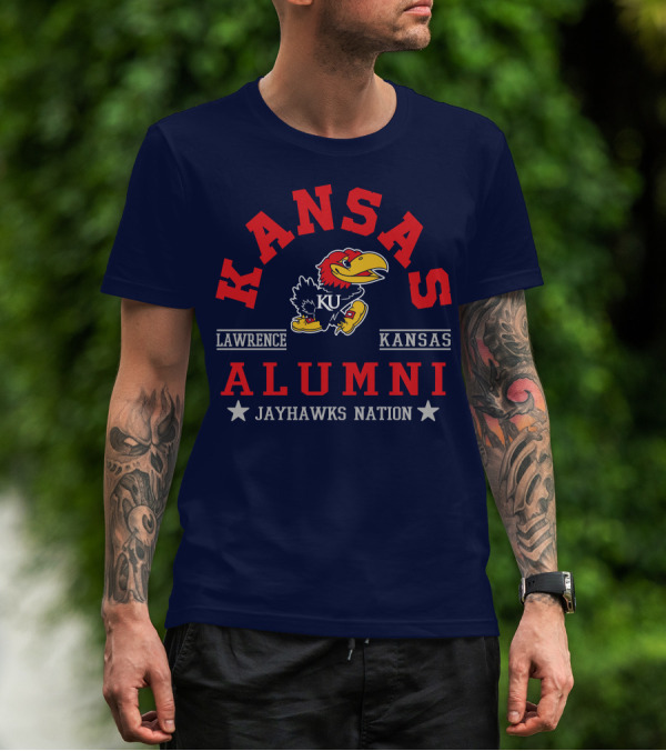 Kansas Alumni Jayhawks Nation Lawrence Kansas T-Shirt