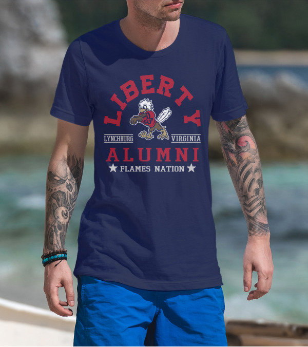 Liberty University Alumni Flames Nation Lynchburg Virginia T-Shirt