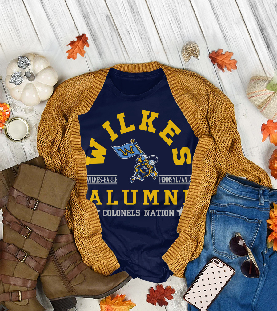 Wilkes Alumni Wilkes-Barre Pennsylvania Colonels Nation T-Shirt