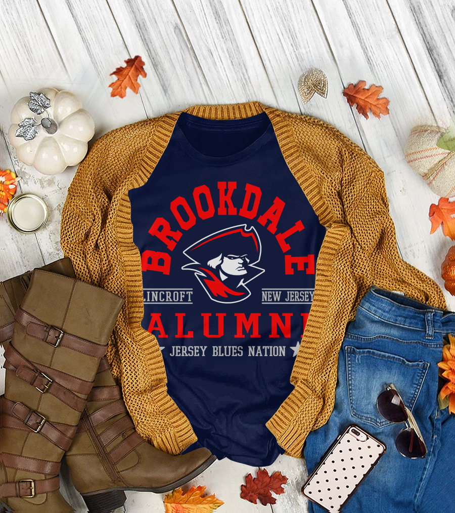Brookdale Alumni Lincroft New Jersey Jersey Blues Nation T-Shirt