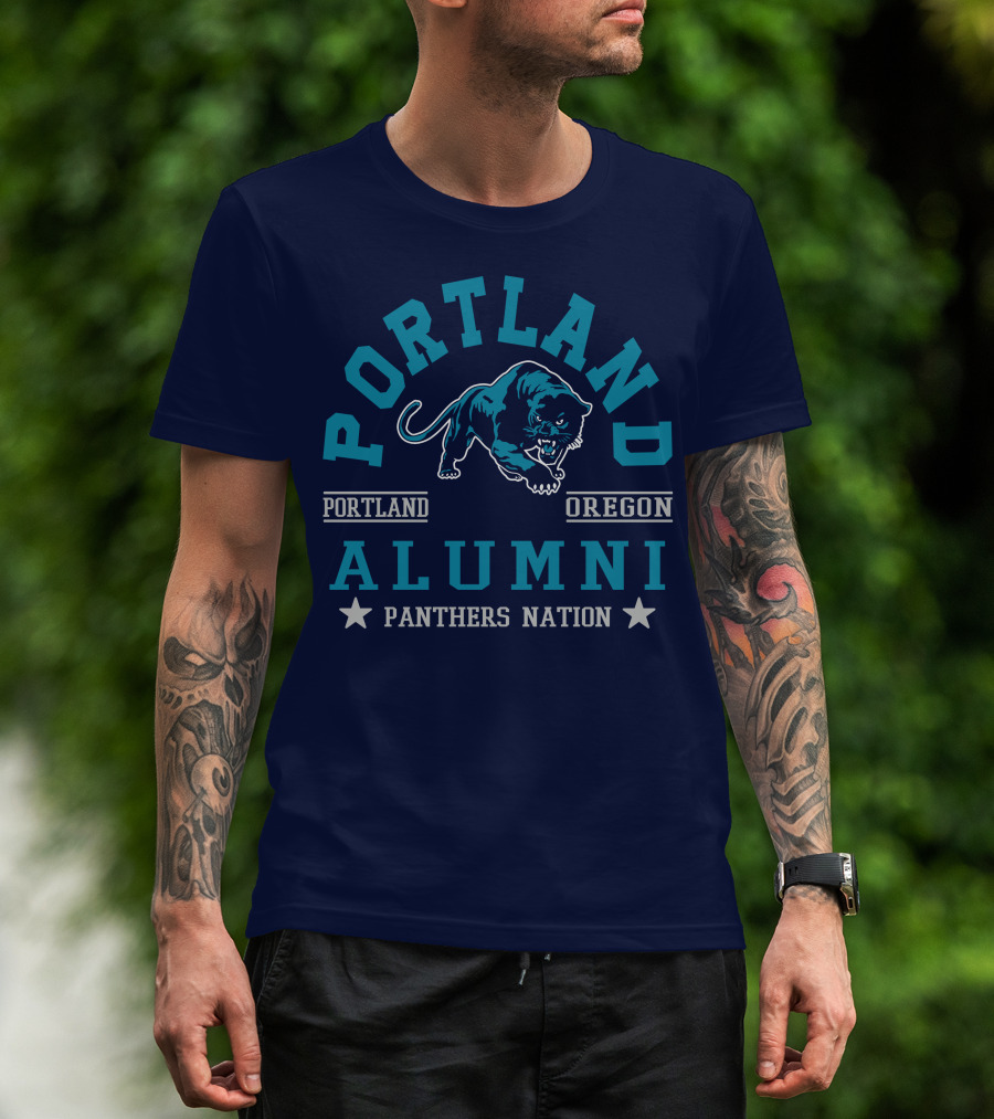 Portland Oregon Alumni Panthers Nation T-Shirt
