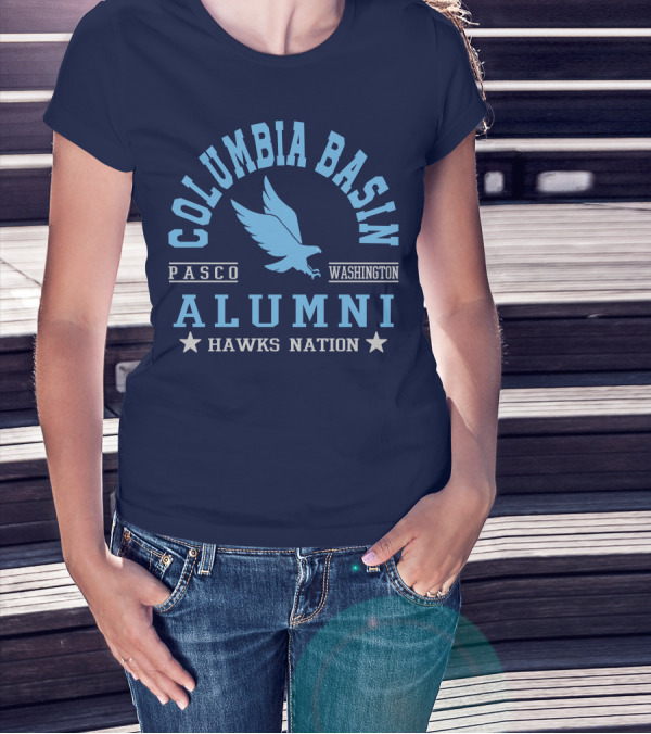 Columbia Basin Alumni Hawks Nation Pasco Washington T-Shirt