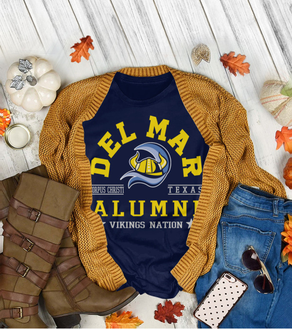Del Mar College Corpus Christi Texas Alumni Vikings Nation T-Shirt
