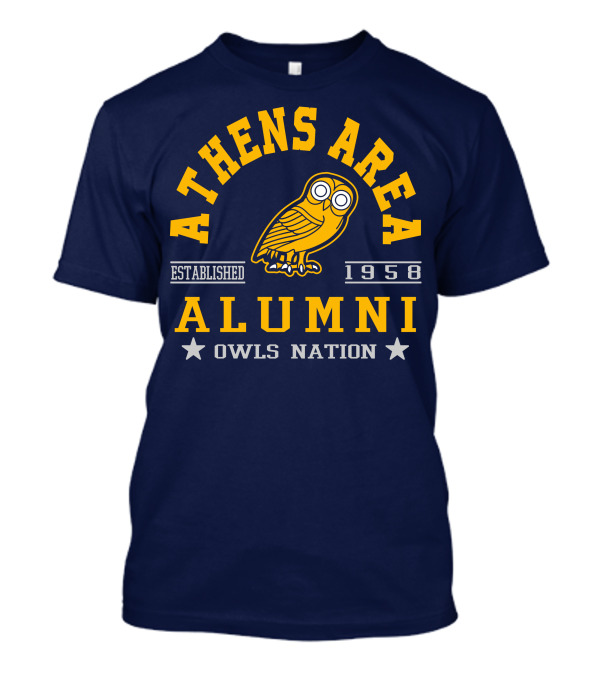 Athens Area Alumni Owls Nation Established 1958 T-Shirt