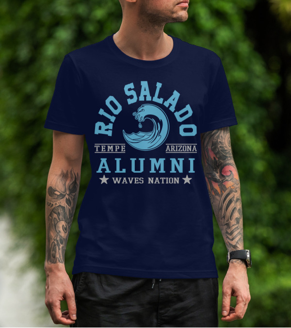 Rio Salado College Tempe Arizona Alumni Waves Nation T-Shirt