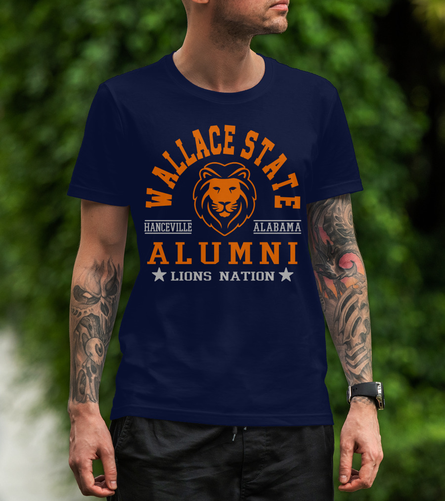 Wallace State Hanceville Alabama Alumni Lions Nation T-Shirt