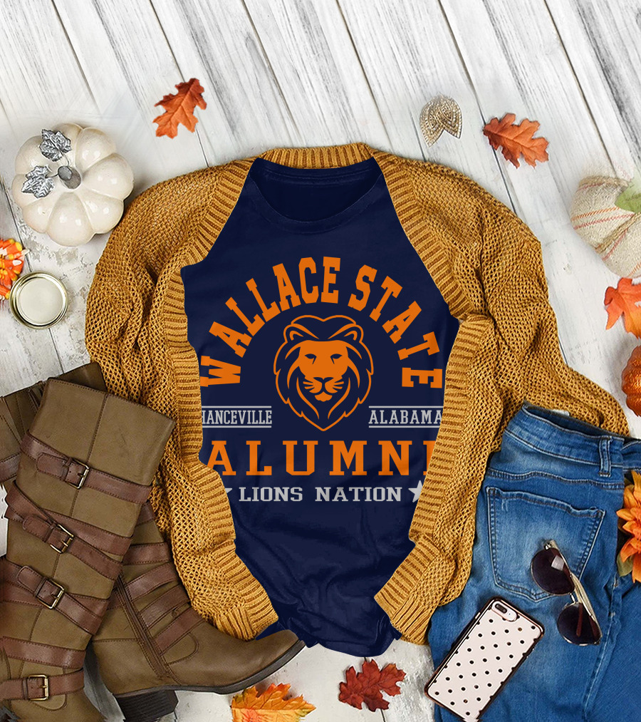 Wallace State Hanceville Alabama Alumni Lions Nation T-Shirt