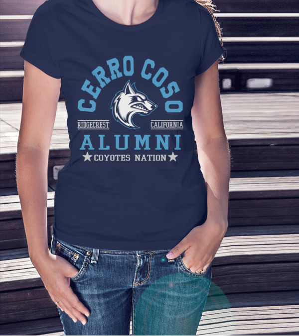 Cerro Coso Ridgecrest California Alumni Coyotes Nation T-Shirt