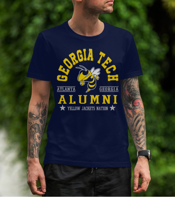 Georgia Tech Alumni Yellow Jackets Nation Atlanta Georgia T-Shirt