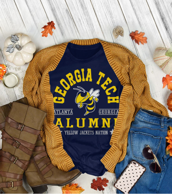 Georgia Tech Alumni Yellow Jackets Nation Atlanta Georgia T-Shirt