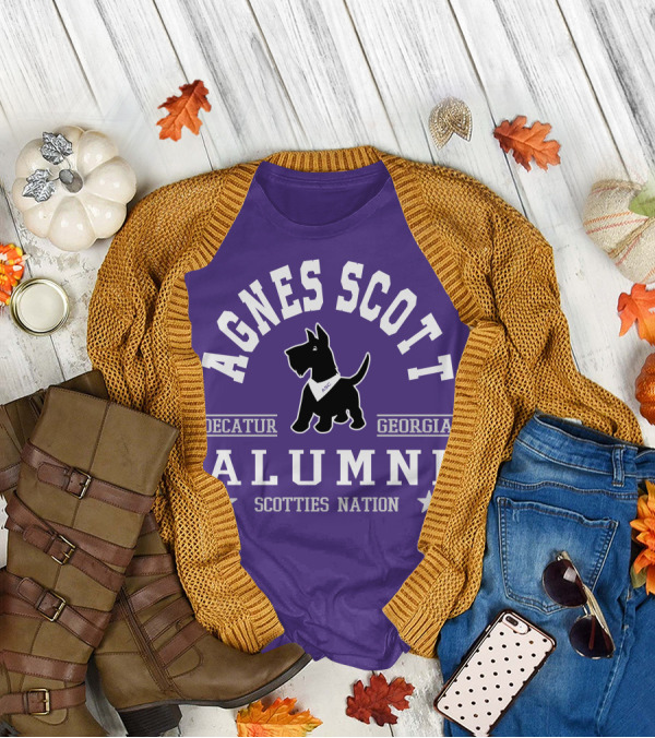 Agnes Scott College Alumni Scotties Nation Decatur Georgia T-Shirt