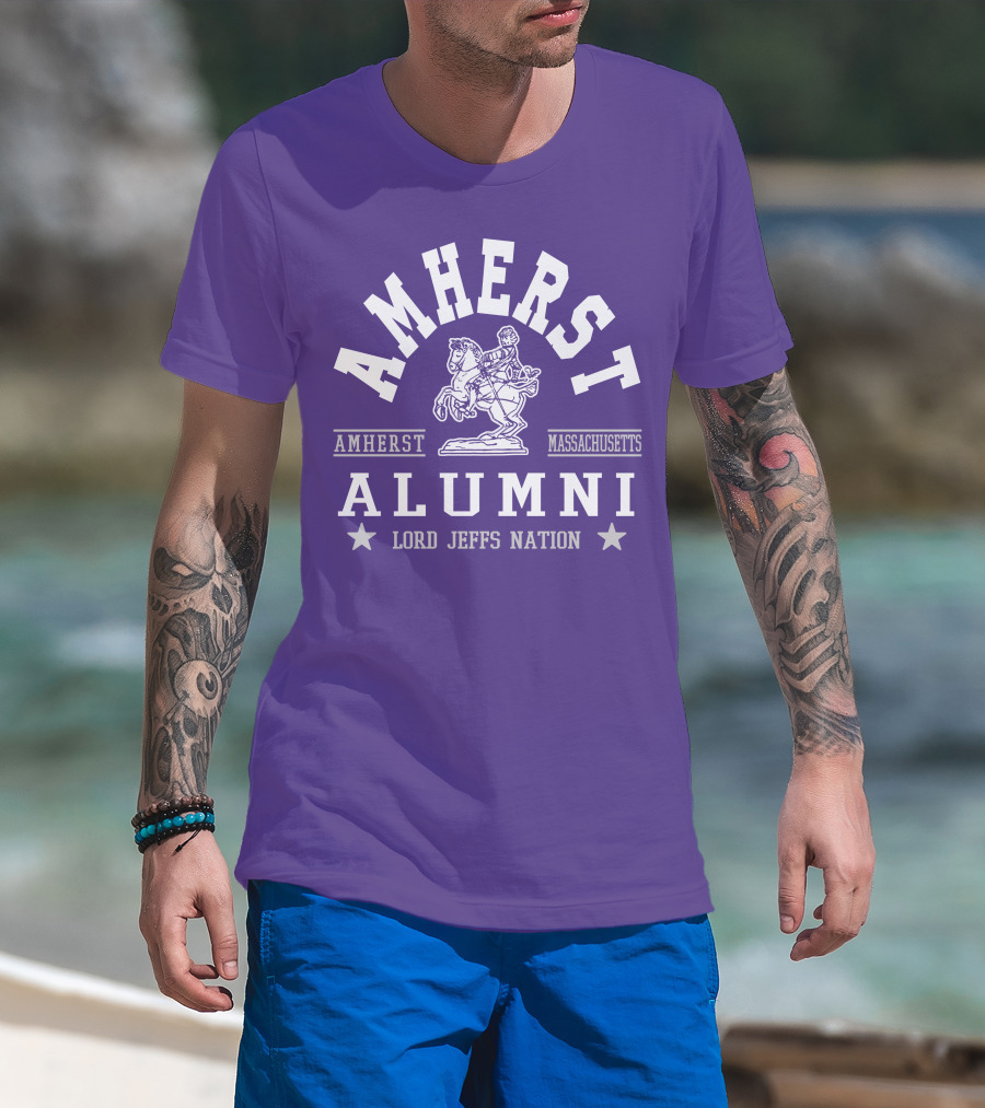 Amherst Alumni Lord Jeffs Nation Massachusetts T-Shirt