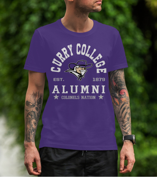 Curry College Alumni Colonels Nation Est. 1879 T-Shirt