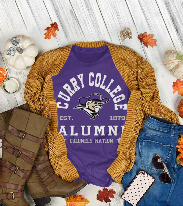 Curry College Alumni Colonels Nation Est. 1879 T-Shirt