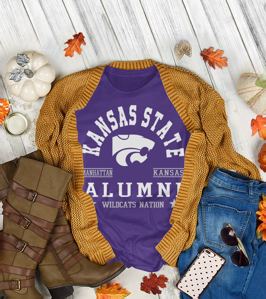 Kansas State Alumni Wildcats Nation Manhattan Kansas T-Shirt
