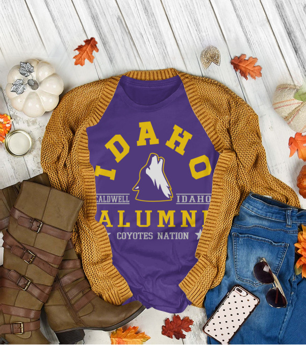 Idaho Alumni Caldwell Coyotes Nation T-Shirt