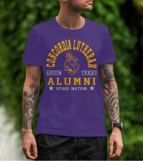 Concordia Lutheran Austin Texas Alumni Stags Nation T-Shirt