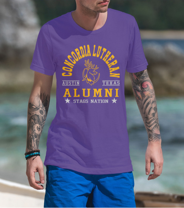 Concordia Lutheran Austin Texas Alumni Stags Nation T-Shirt