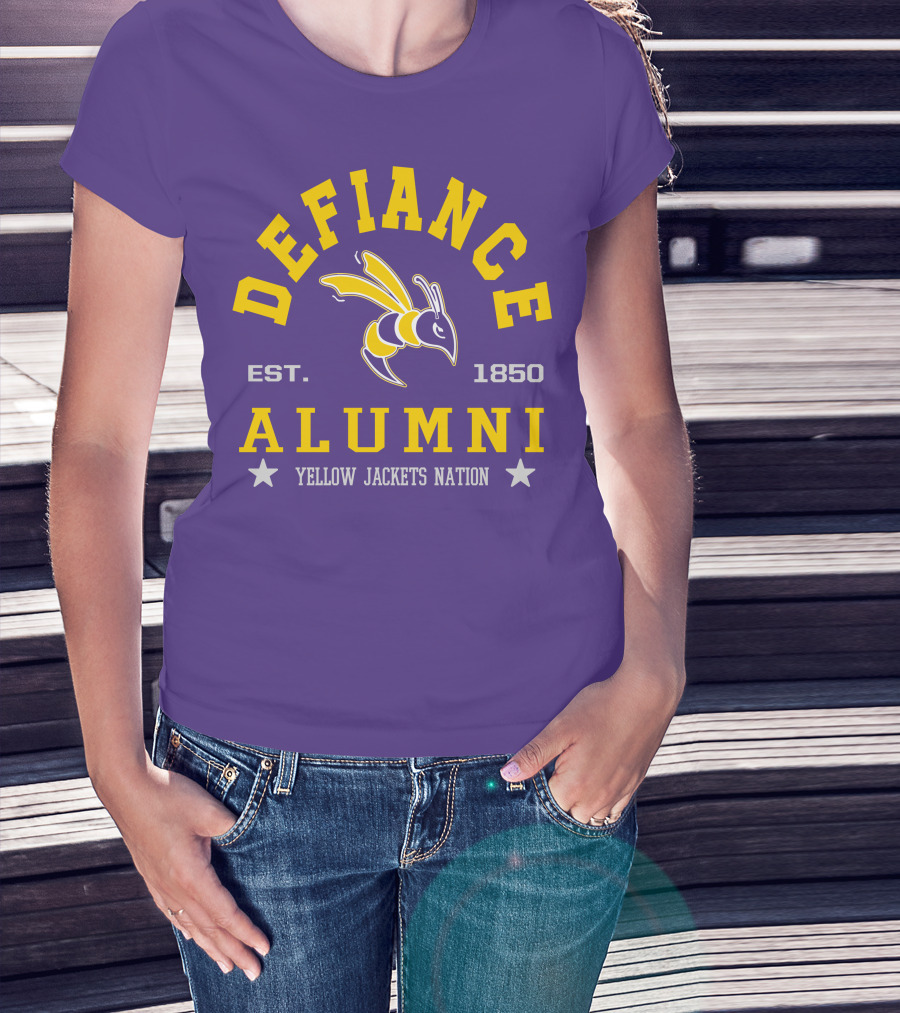 Defiance College Alumni Yellow Jackets Nation Est. 1850 T-Shirt