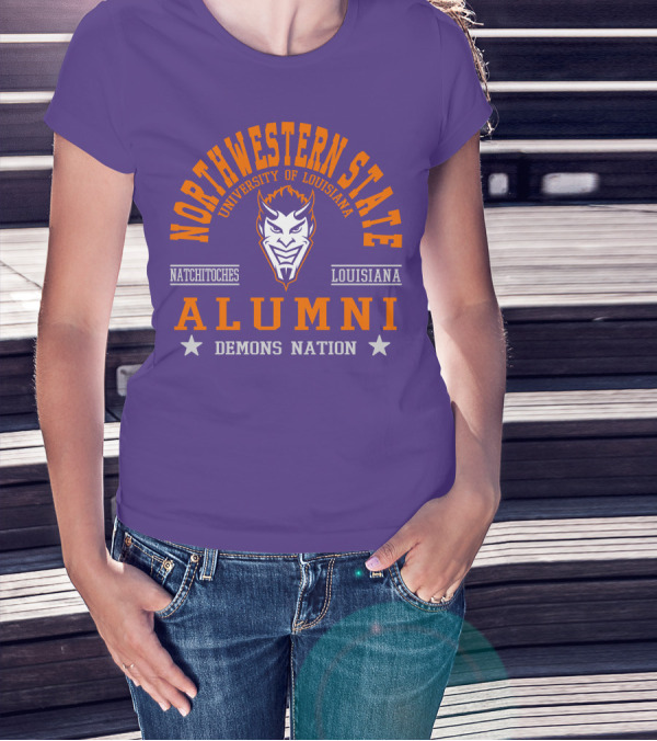 Northwestern State University Of Louisiana Alumni Demons Nation Natchitoches T-Shirt