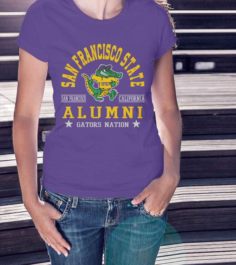 San Francisco State Alumni Gators Nation SFSC California T-Shirt