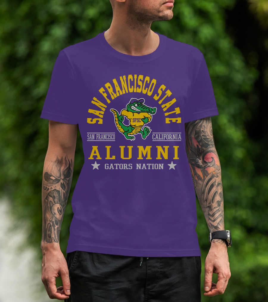 San Francisco State Alumni Gators Nation SFSC California T-Shirt