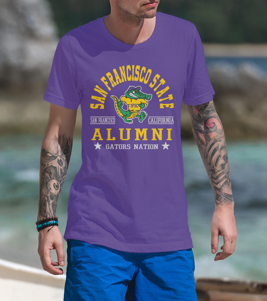 San Francisco State Alumni Gators Nation SFSC California T-Shirt