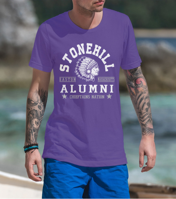 Stonehill Alumni Easton Massachusetts Chieftains Nation T-Shirt