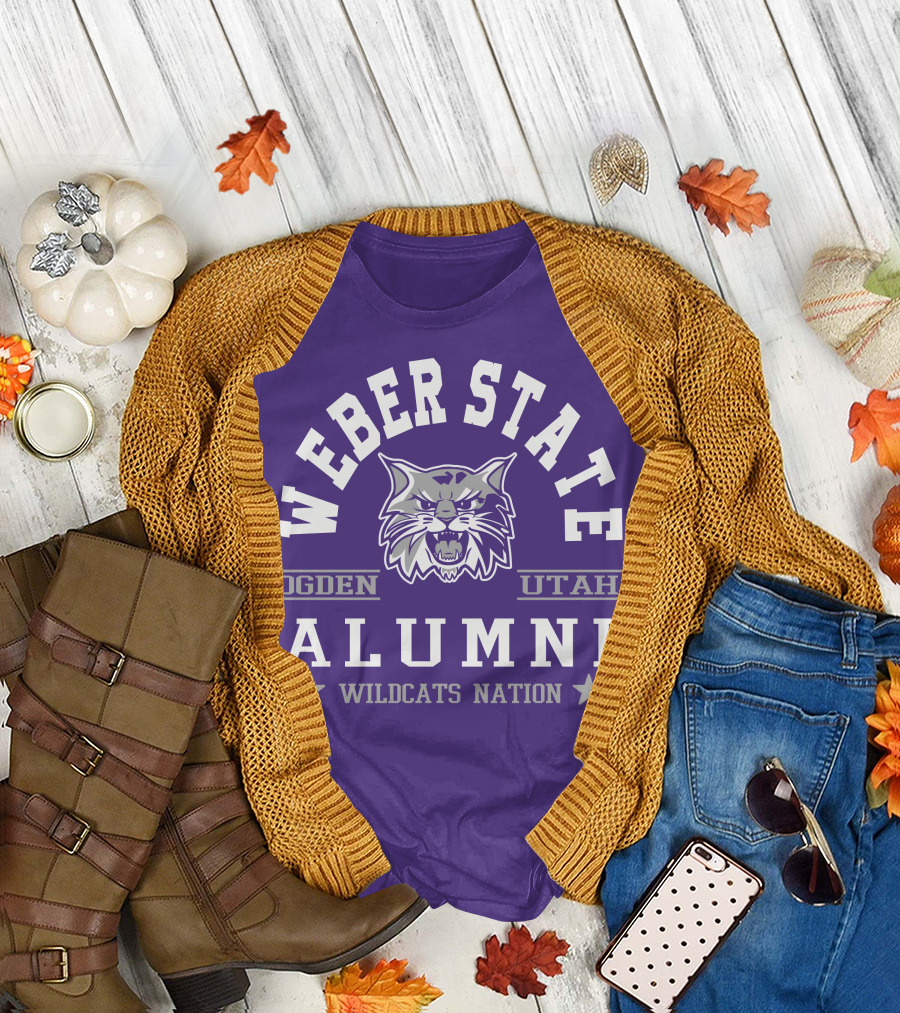 Weber State Alumni Wildcats Nation Ogden Utah T-Shirt