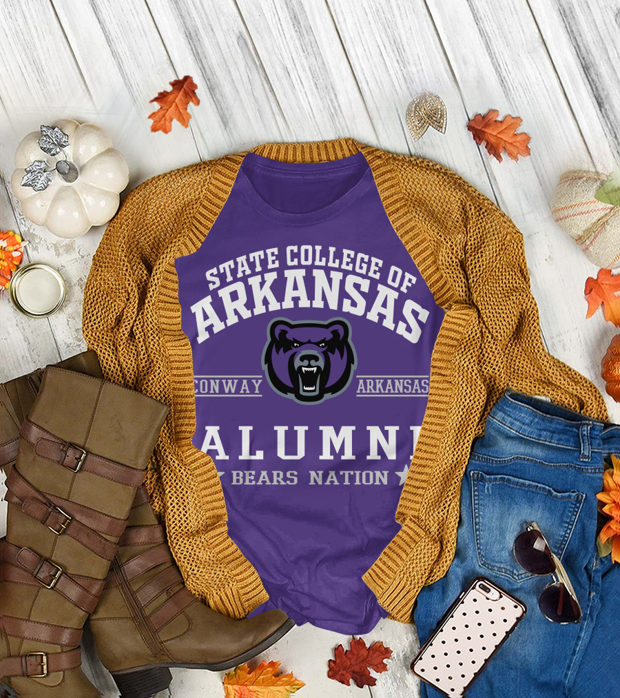 State College of Arkansas Conway Alumni Bears Nation T-Shirt
