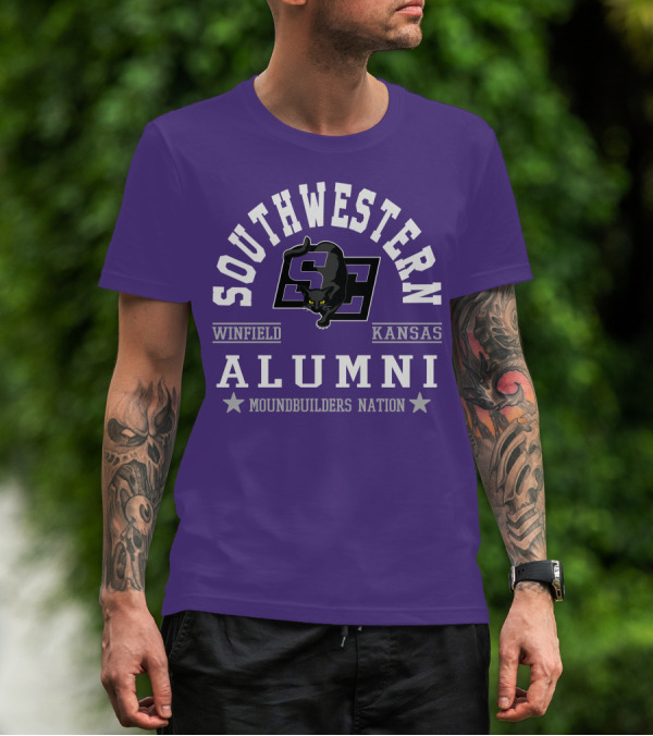 Southwestern Winfield Kansas Alumni Moundbuilders Nation T-Shirt
