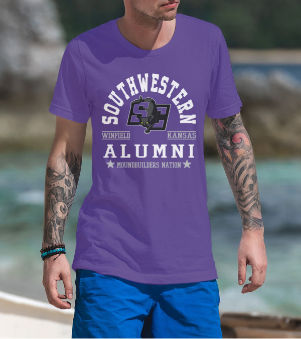 Southwestern Winfield Kansas Alumni Moundbuilders Nation T-Shirt