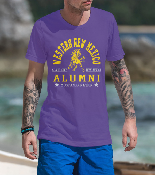 Western New Mexico University Silver City Alumni Mustangs Nation T-Shirt