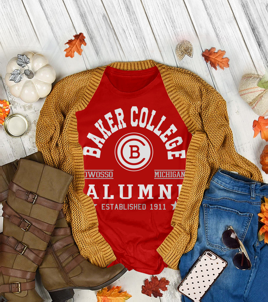 Baker College Alumni Owosso Michigan Established 1911 T-Shirt