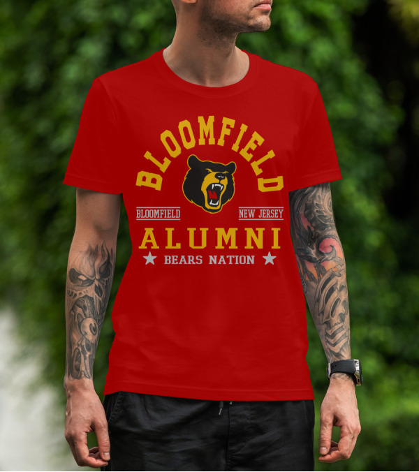 Bloomfield New Jersey Alumni Bears Nation T-Shirt